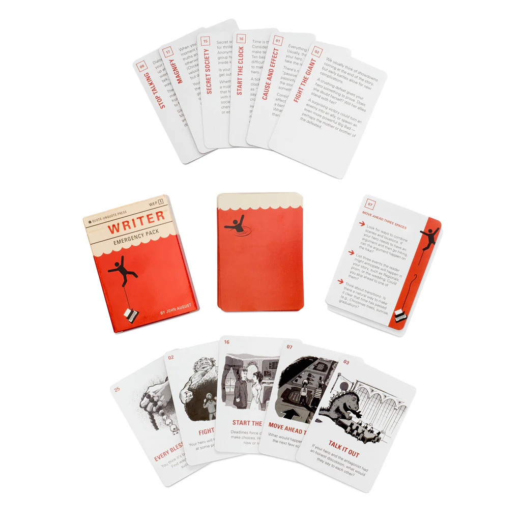 Writer Emergency Pack - Full Product Shot